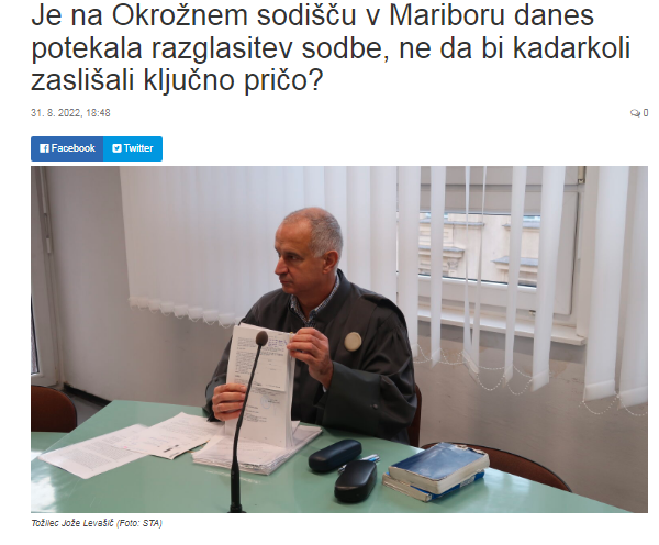 
				Tožilec Jože Levačič vodi proces proti slovenskim članom zloglasne črnogorske kriminalne združbe. Ali ga vodi le zato, da zaščiti koprskega kriminalista Deana Juriča? (Foto: Posnetek zaslona-Nova24tv)			