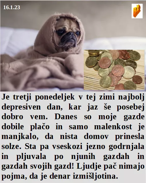 Slovenski in svetovni politični hlev na dan 16.1.23