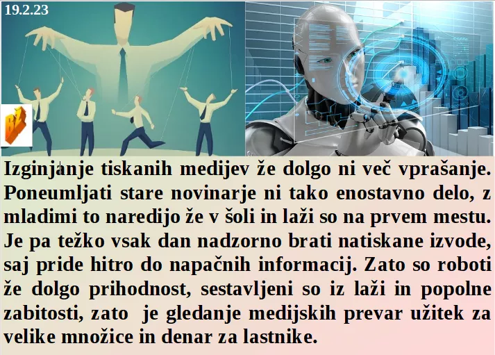 Slovenski in svetovni politični hlev na dan 19.2.23