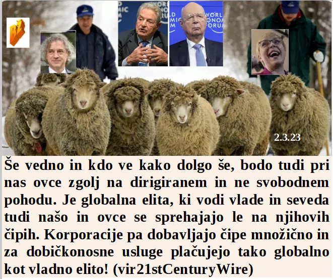 Slovenski in svetovni politični hlev na dan 2.3.23