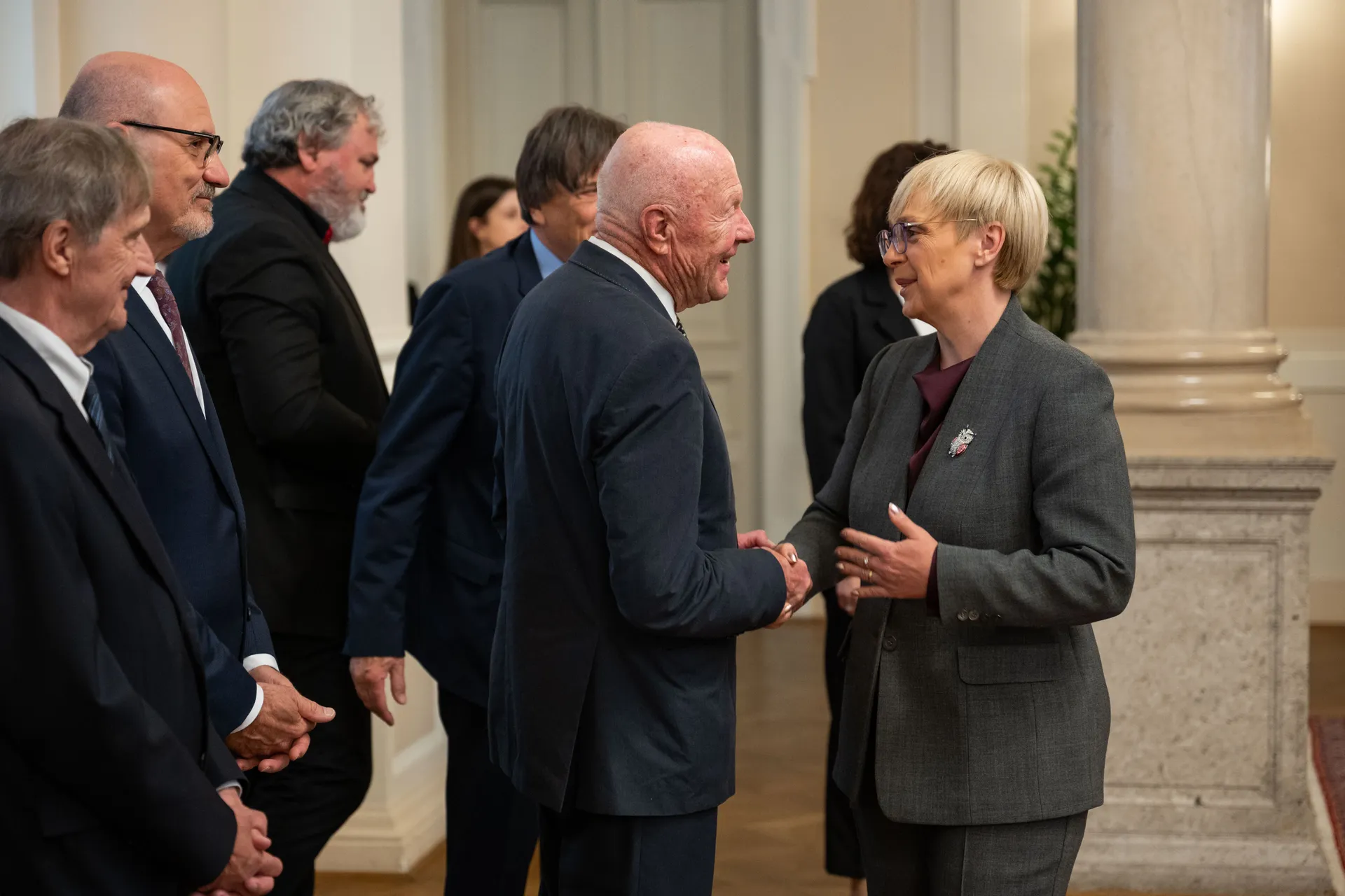 Zeleni Jurij ponovno v predsedniški palači v Ljubljani, danes še sprejem pri hrvaškem predsedniku