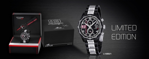 
				Ročna ura ''Lotus 2013 Marc Marquez Limited Edition, Chrono GP watch''. Kdo bi imel....??  
Cena: samo 199,00&euro;.			