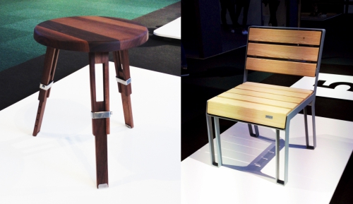 
				Sejem Ambient 2014, stol Lessi in klop Moment			