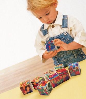 Lesene kocke SELECTA, TERMOTRANSFER, poln les, ZNAK DOBRA IGRAČA