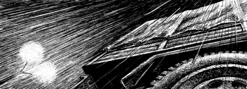 
				Ilustracija v knjižnem delu Kamionarji<br>
Pisatelj: Terry Pratchett<br>
Ilustriral: Gorazd Vahen			