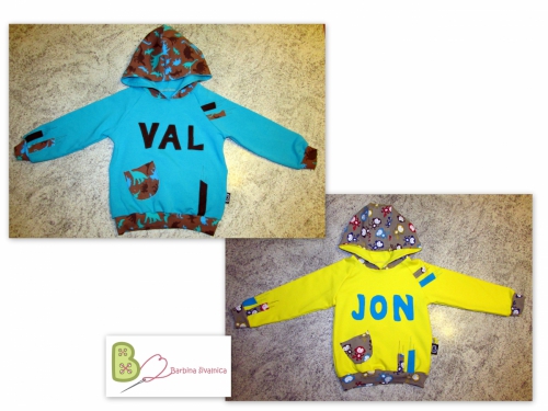 
				Pulover s kapuco iz kvalitetnega bombažnega jerseya.<br>
<br>
Info: izbarbinesivalnic@gmail.com			