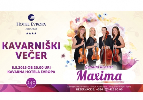 Kavarni&scaron;ki večer: Maxima