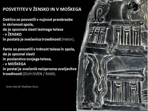 POSVETITEV V ŽENSKO IN V MOŠKEGA