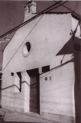 Cerkvica v Marušičevi po zaključku del, 1981
