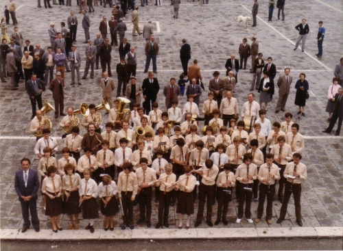 Nastop orkestra v mestu Este (Italija), 1984