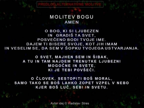 MOLITEV BOGU - V. Stres