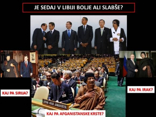 JE SEDAJ V LIBIJI BOLJE ALI SLABŠE?