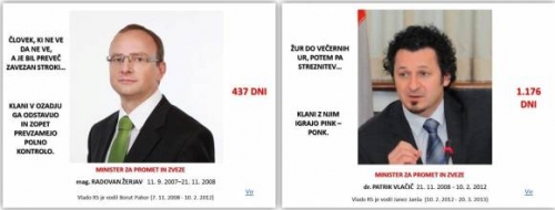 MINISTRA ZA PROMET IN ZVEZE RADOVAN ŽERJAV IN PATRIK VLAČIČ