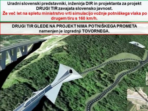 ZAVAJANJE SLOVENSKE JAVNOSTI s strani Vlade RS, projektanta in DRI