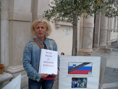 Okrajna sodnica Okrajnega sodišča Piran črnograditeljica deli drugim pravico ali krivico v imenu ljudstva!