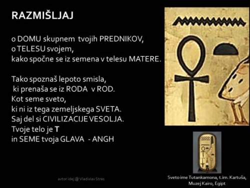 RAZMIŠLJAJ - Sveto ime Tutankamona