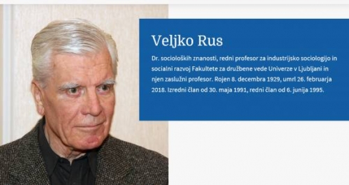 VELKO RUS, akademik, ki je preveč razmišljal in bil zato kar naprej preganjan