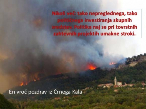 En vroč pozdrav iz Črnega Kala