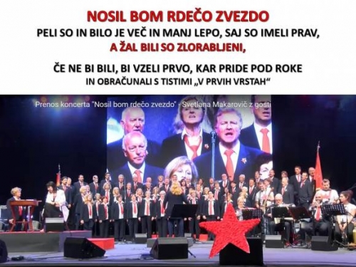 MANIPULACIJE IN NOSIL BOM RDEČO ZVEZDO