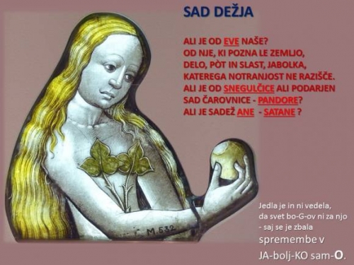 EVA IN OBGRIZENO STRUPENO RAJSKO JABOLKO