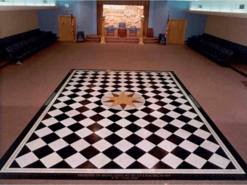 MASONSKA LOŽA, obredni prostor