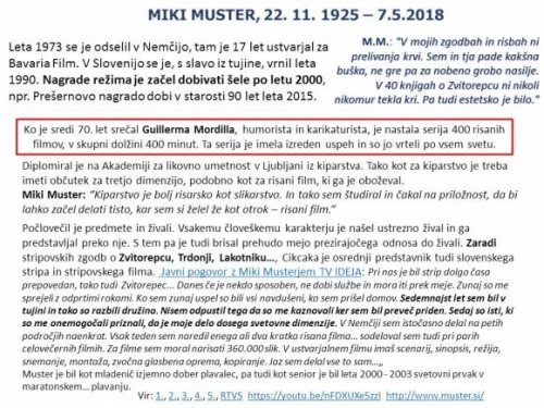 POKLON USTVARJALNOSTI MIKIJA MUSTRA