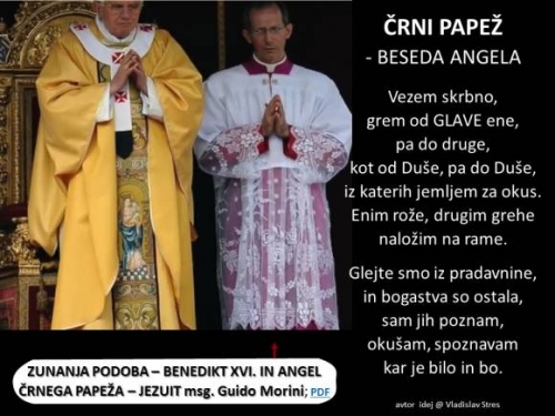 PAPEŽ in angel ČRNEGA PAPEŽA – JEZUIT msg. Guido Morini