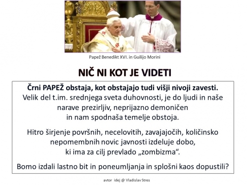 ČRNI PAPEŽ OBSTAJA - KDO JE NA VRHU LUTKOVNEGA GLEDALIŠČA ČLOVEŠKE CIVILIZACIJE