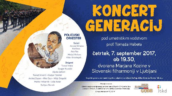 VABILO NA KONCERT GENERACIJ POD UMETNIŠKIM VODSTVOM PROF. TOMAŽA HABETA