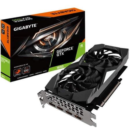 Gigabyte grafična kartica GeForce GTX 1650 WINDFORCE OC 4G, 4GB ...
