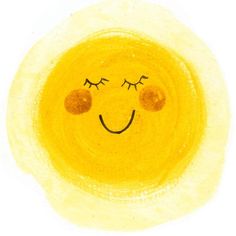 One Happy Sunshine Print, Sun Painting, Cute Room Decor