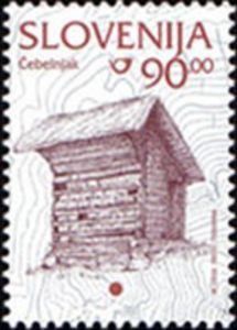 Slovenia 2005 Stamp: Apiary (Slovenia) (Cultural Heritage) Mi:SI 514,Sn:SI 620,Yt:SI 498,Sg:SI 691e,AFA:SI 521