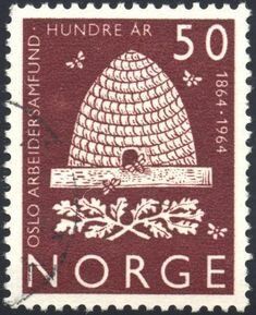 Adorable Bee And Beehive Stamps