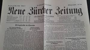 Neue Z&uuml;rcher Zeitung - Ausgabe 1945 | Kaufen auf Ricardo