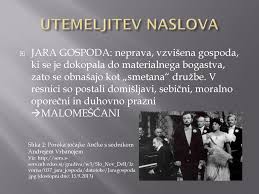 Janko kersnik Jara gospoda - ppt prenesi