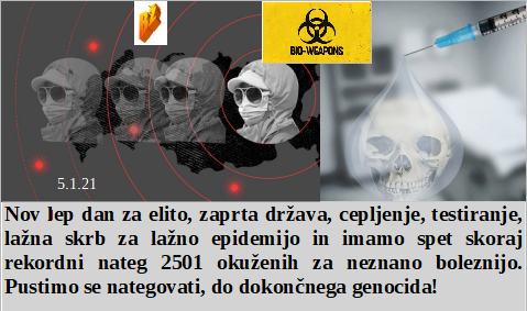 Slovenski in svetovni politični hlev na dan 5.1.21