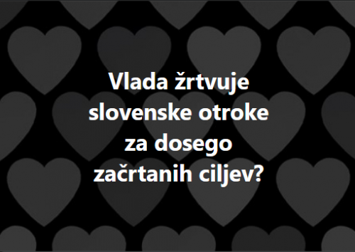 "STARŠI! Ali razumete, da: ..."