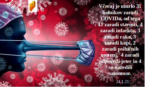 Slovenski in svetovni politični hlev na dan 24.1.21
