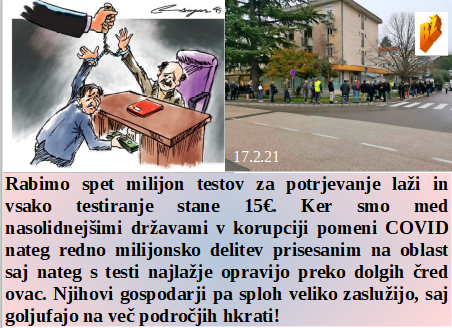 Slovenski in svetovni politični hlev na dan 17.2.21