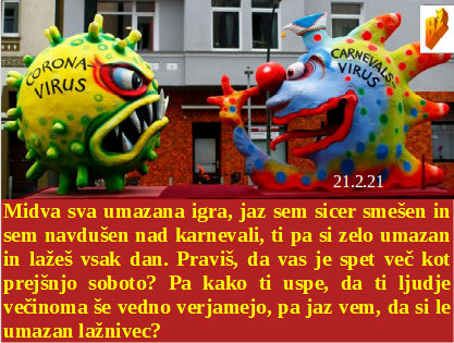 Slovenski in svetovni politični hlev na dan 21.2.21