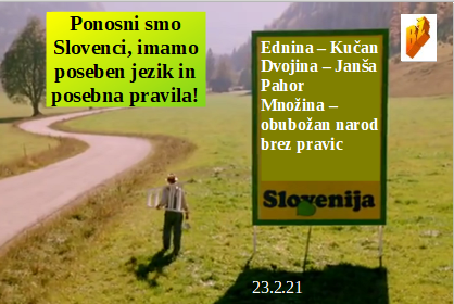 Slovenski in svetovni politični hlev na dan 23.2.21