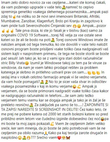 Imam zelo dobro novico za vas ...