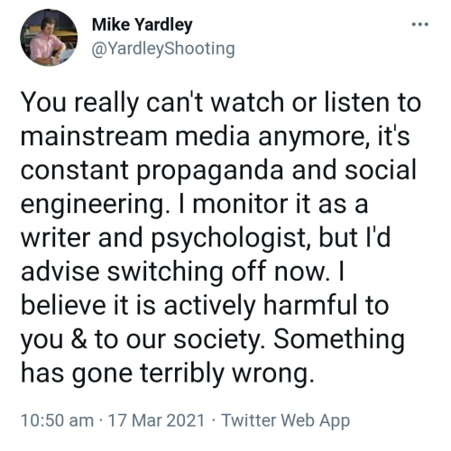 Resnično ne moreš več gledati in poslušati mainstream medijev, ker gre za nenehno propagando in socialni inženiring