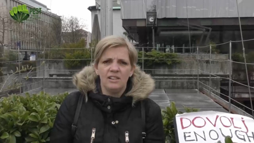 "... Slovenci nismo hlapci, nikoli nismo bili, nikoli ne bomo ..." - Aleksandra Kostanjevec, Ljubljana, 27.03.2021