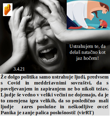 Slovenski in svetovni politični hlev na dan 3.4.21