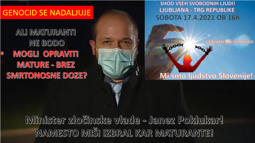 Cepljenje z genskim zvarkom, ki je še v tretji fazi preizkušanja, bo tudi za maturante prostovoljno...