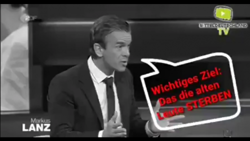 Karl Lauterbach: 'Cepiti je treba starejše,... za pomemben strateški cilj,... da starejši umrejo'!!!