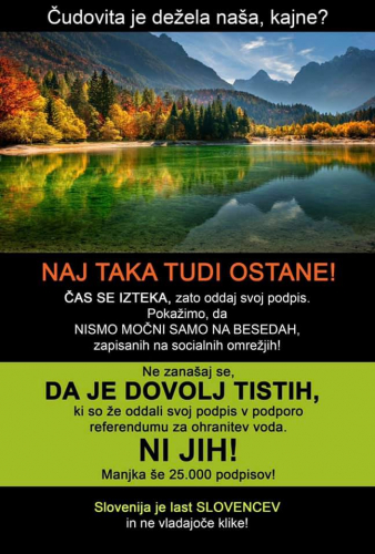 Prooosim, pejte vsaj tole podpisat ljudje, no...