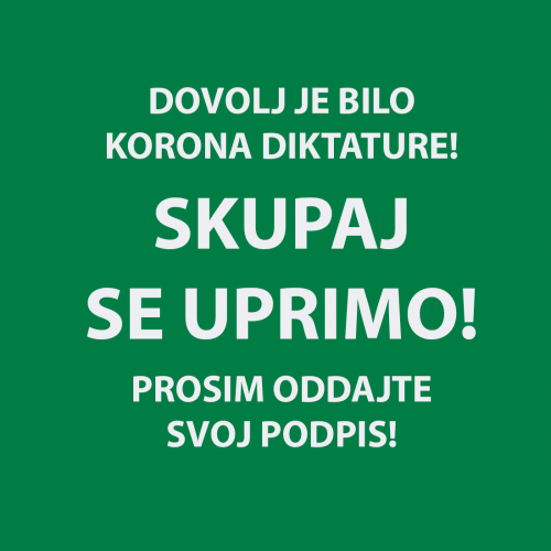DOVOLJ JE!