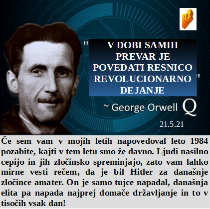 Slovenski in svetovni politični hlev na dan 21.5.21